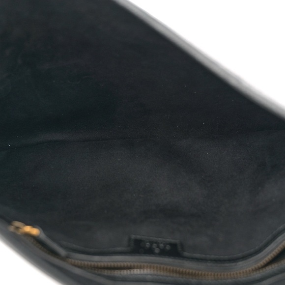 Gucci Aphrodite Medium Shoulder Bag – Black Goatskin Leather - Picture 11 of 16